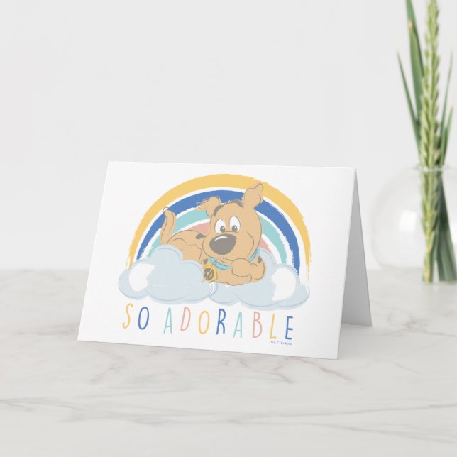 Puppy Scooby-Doo "So Adsible" Kort (Framsida)