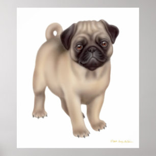Puppy Skriv ut Poster