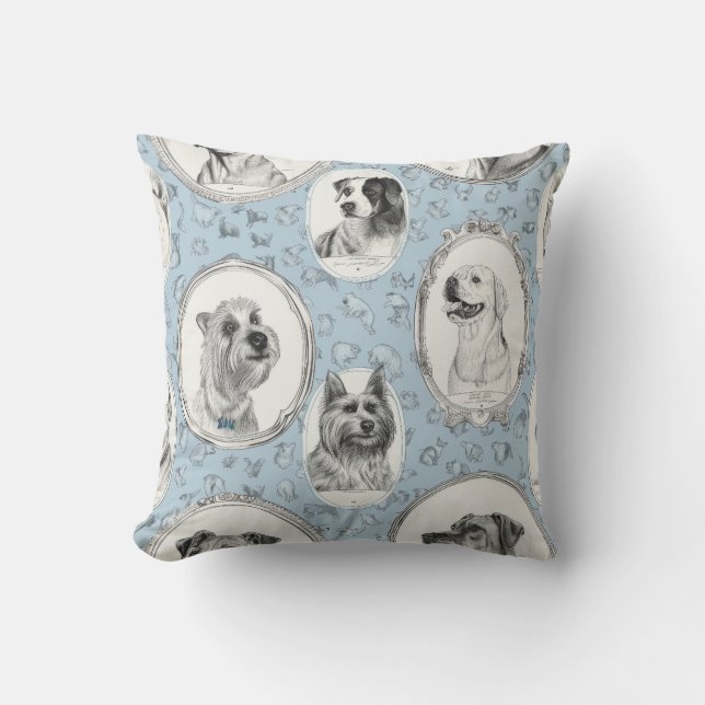 Puppy Snuggle Throw Blanket Kudde (Framsida)