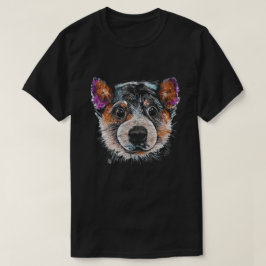 Puppy T-Shirt, målad T Shirt