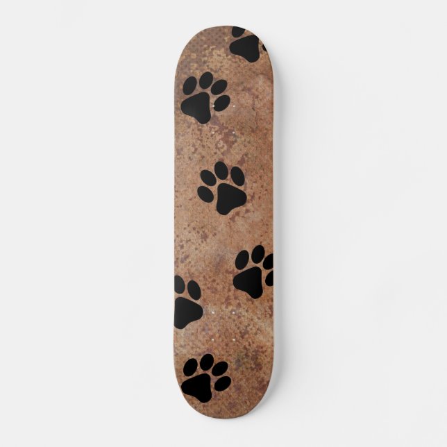 Puppy Tass avtryck Mini Skateboard Bräda 18,5 Cm (Framsida)