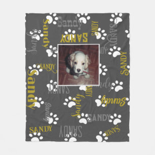 Puppy Tass Fleece Blanket