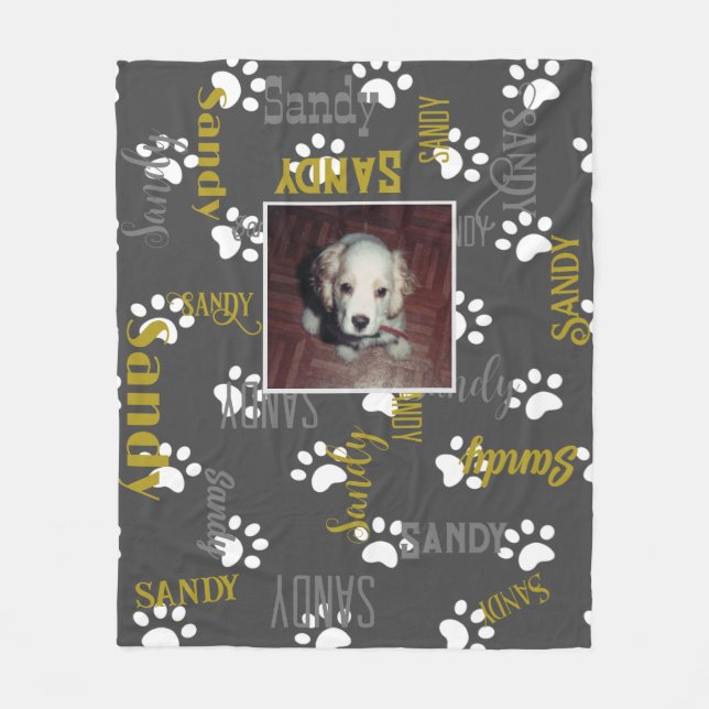 Puppy Tass Fleece Blanket (Framsidan)