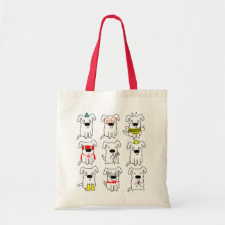 Puppy Tote Bag Tygkasse