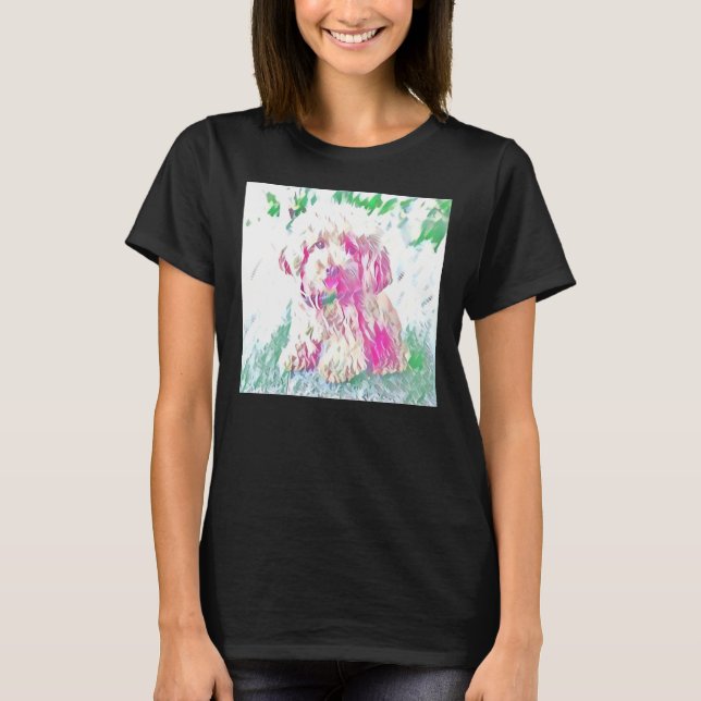 Puppy-utskrift för leksak Pudel T Shirt (Framsida)