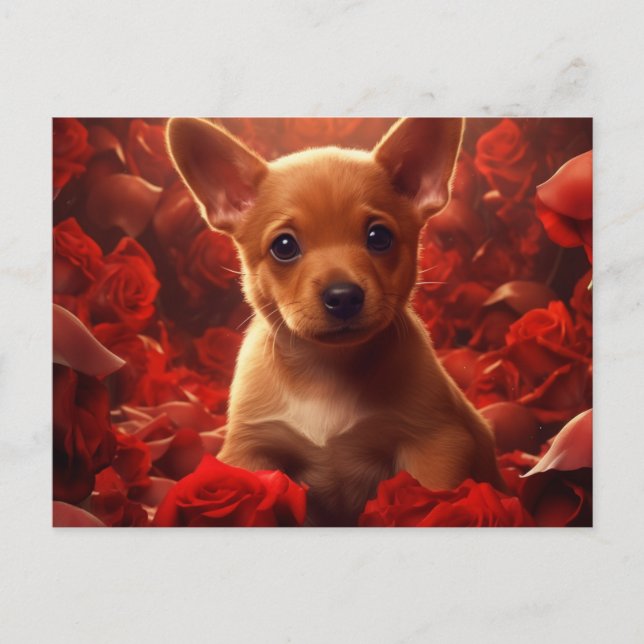 Puppy Vykort (Framsida)