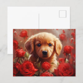 Puppy Vykort