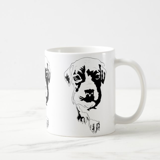 Puppy X Kärlek 1 Kaffemugg (Höger)