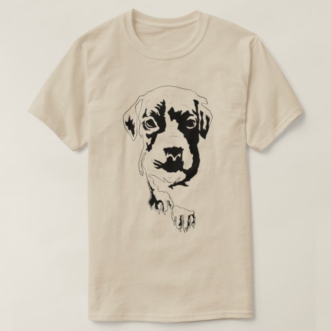 Puppy X Kärlek 1 T Shirt (Design framsida)