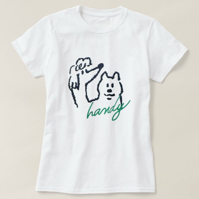 PUPPY'S WOMAN T-SHIRT (Design framsida)