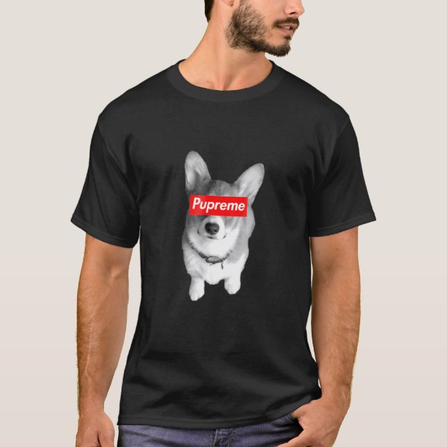 Pupreme Corgi T Shirt (Framsida)