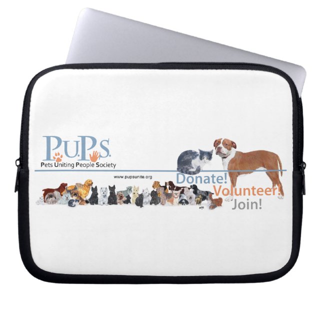 PUPs datorväska Laptop Sleeve (Framsidan)