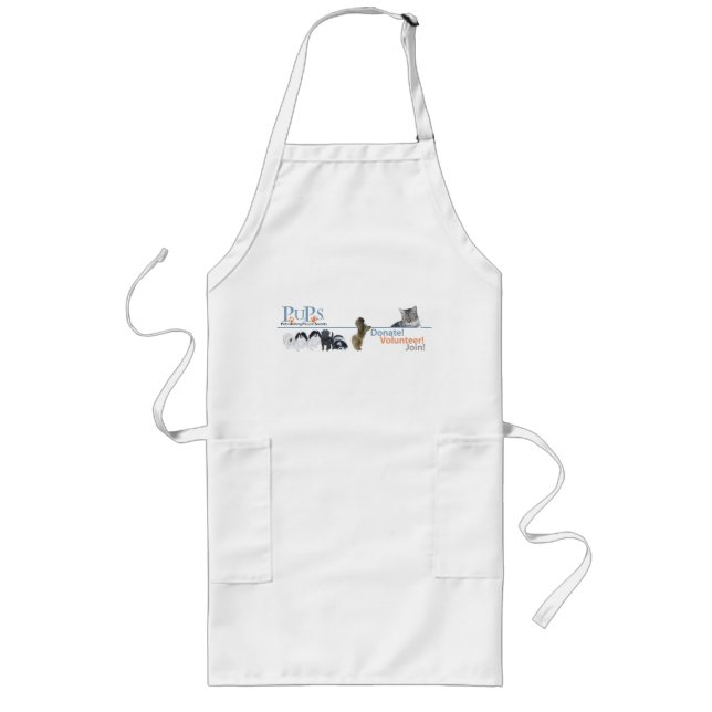 PUPs Logotyp Merchandise Långt Förkläde (Framsidan)