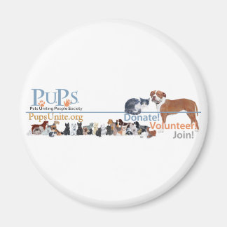 PUPs Logotyp Merchandise Magnet