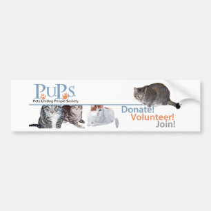 PUPs Logovaror med katter Bildekal