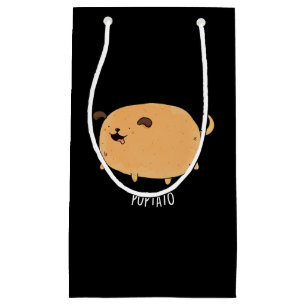 Puptato Funny Puppy Potato Pun Mörk BG