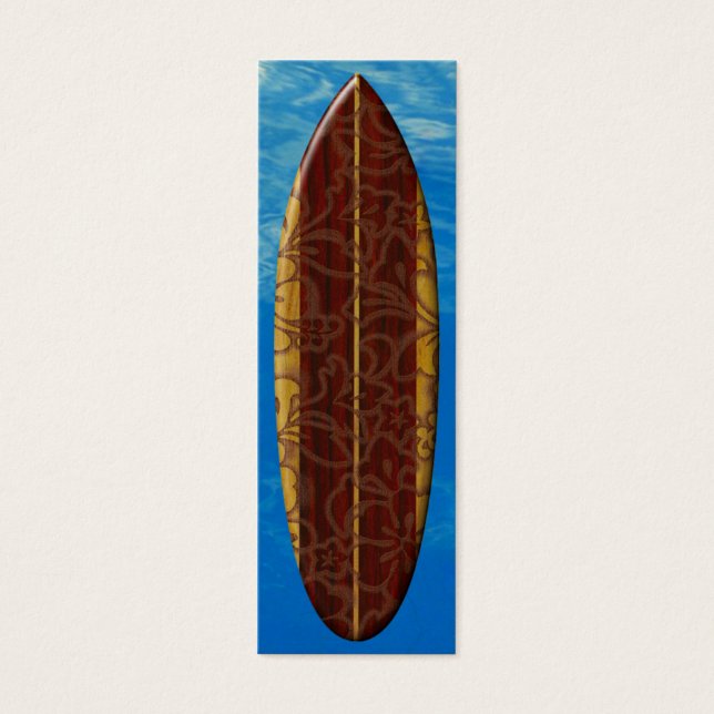 Pupukea Pareau Surfboard Bookmark Litet Visitkort (Framsidan)