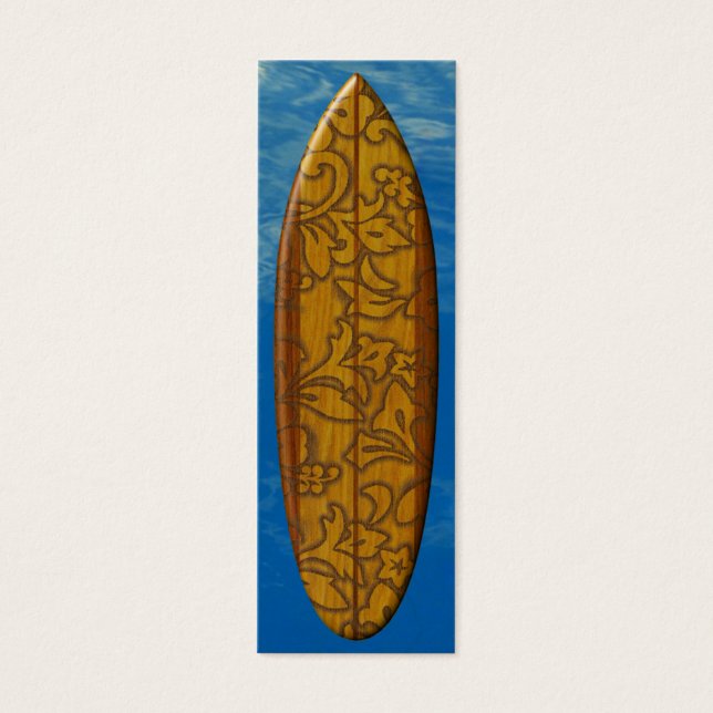 Pupukea Pareau Surfboard Bookmark Litet Visitkort (Framsidan)