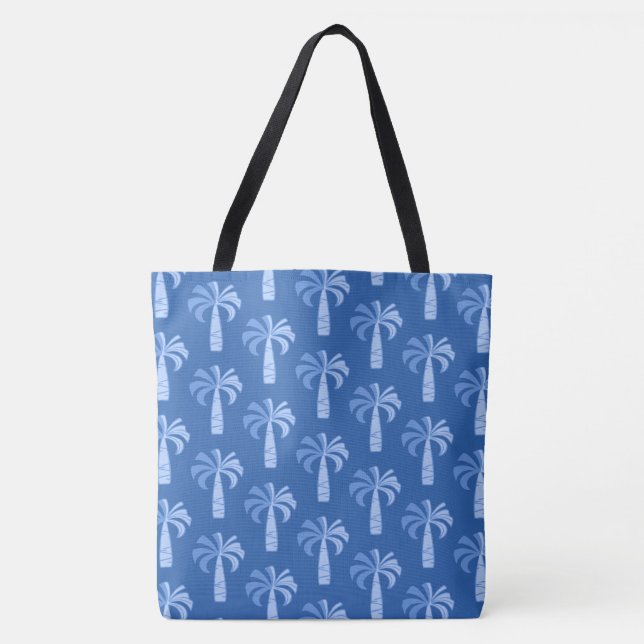 Pupule Vintage Handflatan Träd Hawaiian Beach Bag  Tygkasse (Framsida)