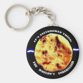 Pupusas är en salvadoran sak nyckelring