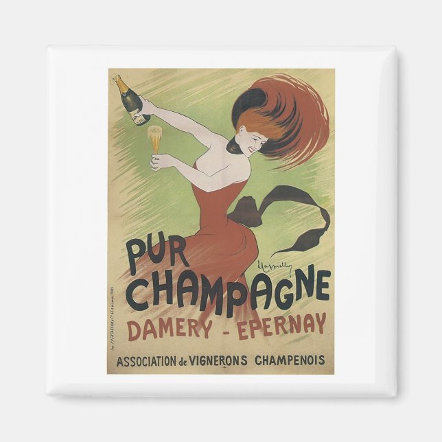 Pur Champagne, Damery-Epernay Magnet (Framsidan)