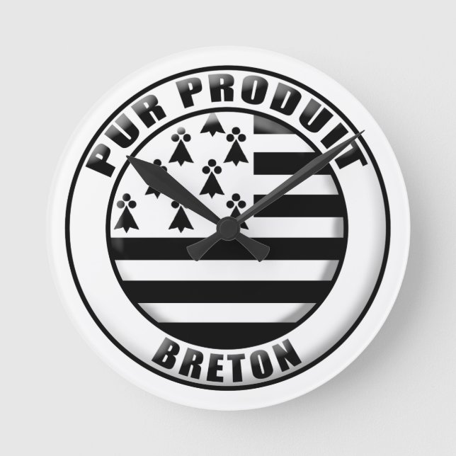 Pur produit Bretagne Rund Klocka (Framsida)