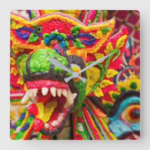 Pura Penataran Sasih på Bali Fyrkantig Klocka