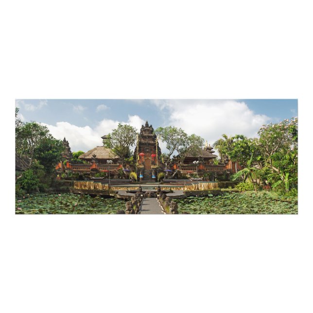 Pura Taman Saraswati Photo Print Fototryck (Framsidan)