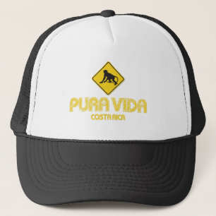 Pura Vida apa som korsar den Costa Rica hatten Keps