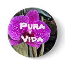 Pura Vida Button - Bära Costa Ricas anda