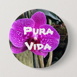 Pura Vida Button - Bära Costa Ricas anda Knapp