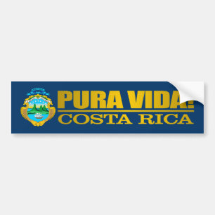 Pura Vida! Costa Rica Bildekal