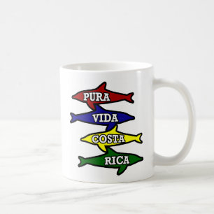 Pura Vida Costa Rica kaffemugg