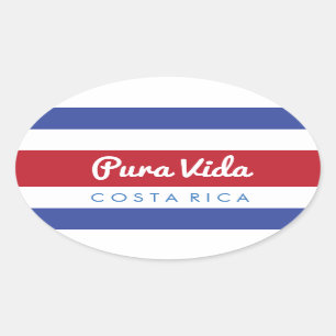 Pura Vida Costa Rica klistermärke