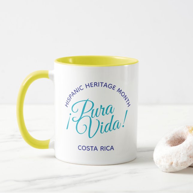 Pura Vida! Costa Rica Mugg (Med munk)