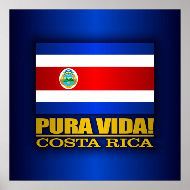 Pura Vida! Costa Rica Poster (Framsidan)
