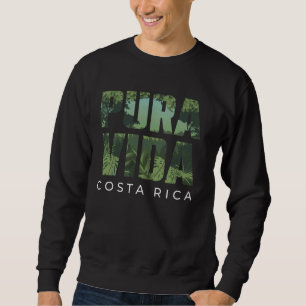 Pura Vida Costa Rica Souvenir - Coola Central Amer Lång Ärmad Tröja