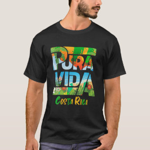 Pura Vida Costa Rica Souvenir Coola Centralamerika T Shirt