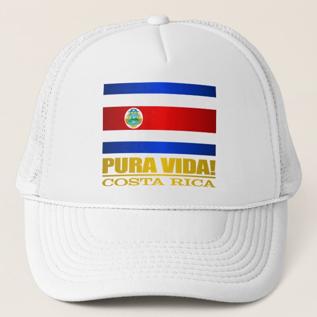 Pura Vida! Costa Rica Truckerkeps (Framsida)