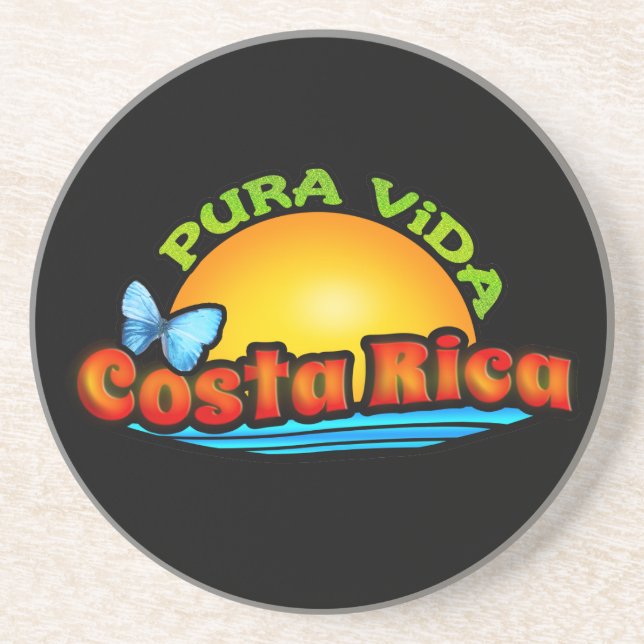 Pura Vida Costa Rica Underlägg (Framsidan)