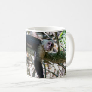 Pura vida for White head capuchin monkey Kaffemugg