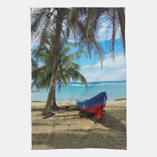 Pura Vida i Costa Rica - Centralamerika Kökshandduk (Vertikal)
