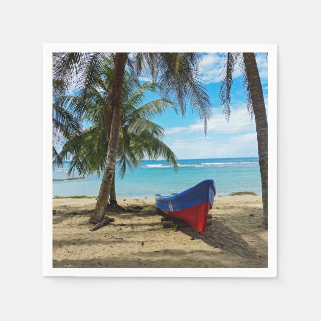 Pura Vida i Costa Rica - Centralamerika Pappersservett (Framsidan)