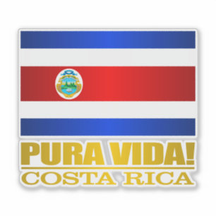 Pura Vida! Klistermärken