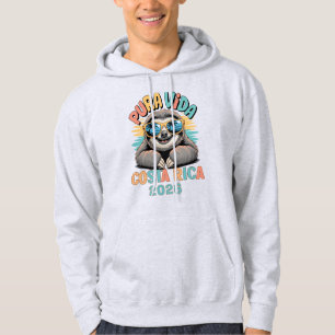Pura Vida Lutföreslare Costa Rica Avslappnad Hoodie