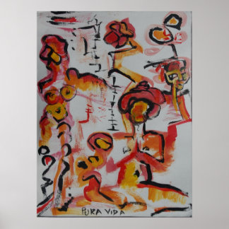 Pura Vida Meditation Poster