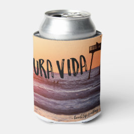Pura Vida Ocean Beach Sunset Photo Can