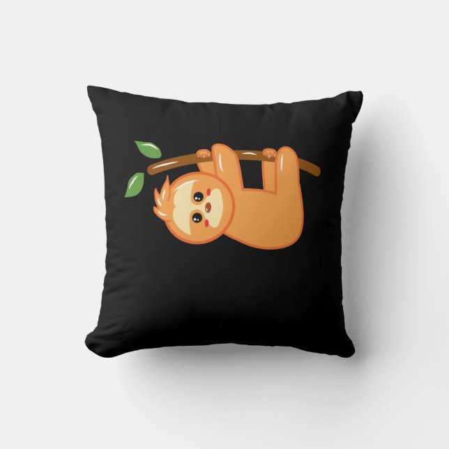 Pura Vida SlothCosta Rica gåva Kudde (Framsida)