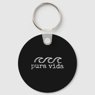Pura Vida Wave Surfing Costa Rica Minnesgåva Nyckelring