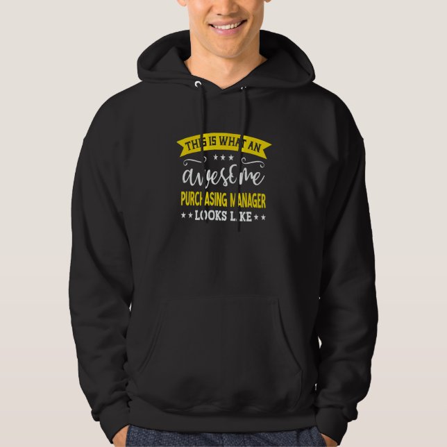 Purchasing Manager Job Title Employee Purchasing M Hoodie (Framsida)